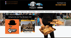 Desktop Screenshot of brokenhillhotel.com.au